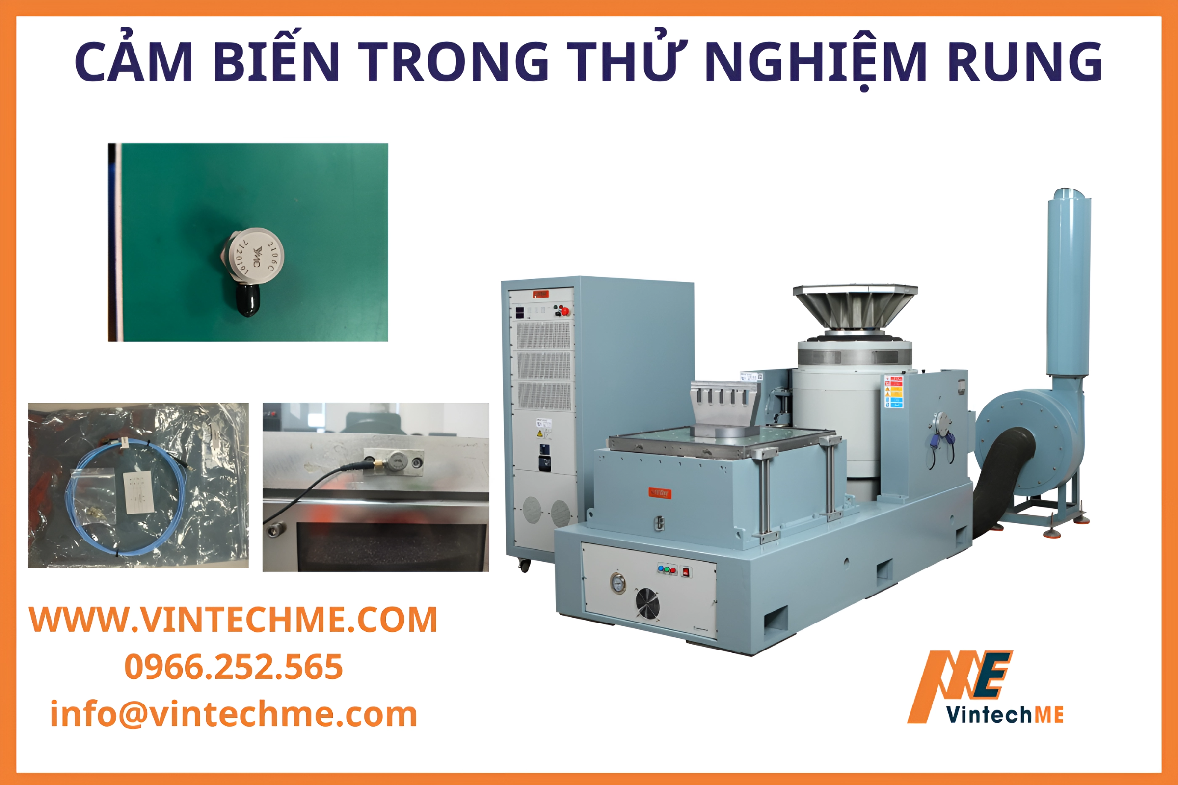 MÁY THỬ NGHIỆM RUNG XÓC VÀ ĐIỂM GẮN CẢM BIẾN